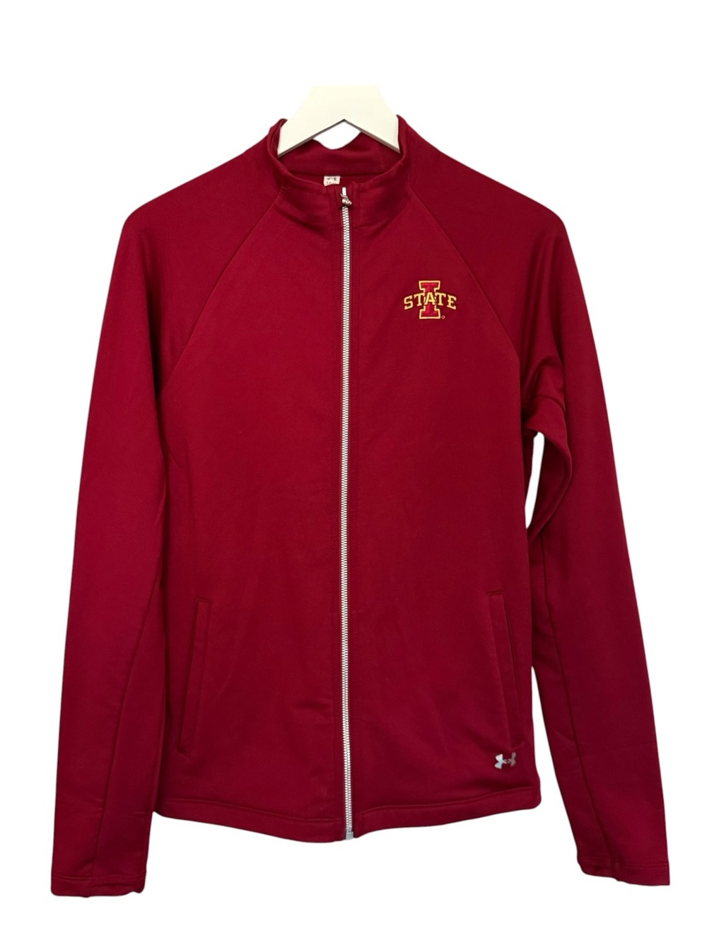 Under Armour Iowa State Cyclones Full Zip Lightweight Athletic Jacket Size Large